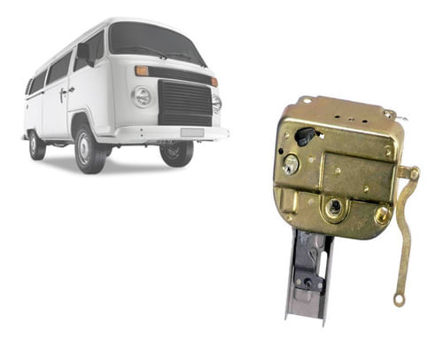 Fechadura Da Porta Do Meio Com Trava Kombi 98...