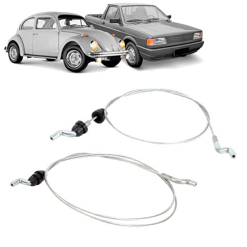 Kit Cabo Banco Fusca 1600 93 A 96 Curto + Longo Gol E Outros