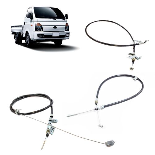 Kit Cabo Freio De Mão Hr Ate 2012 Rodagem Dupla - 3 Pçs