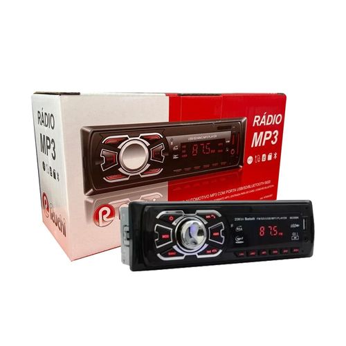 Radio Automotivo MP3 Bluetooth USB Ruchi NT90003BT