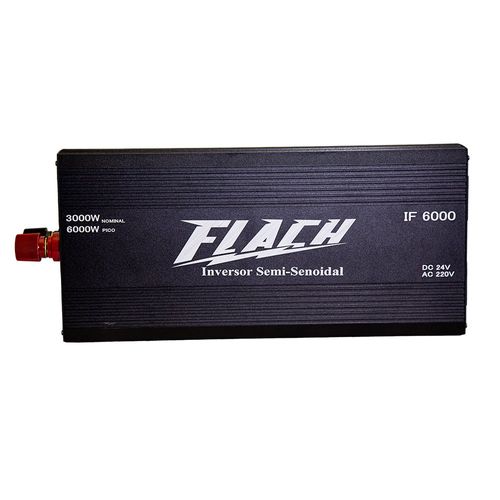 Inversor de Tensão IF6000 - 24v/220v - 3000W Nominal 6000W Pico
