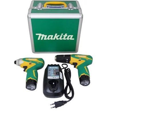 Combo Parafusadeira/Furadeira + Parafusadeira de Impacto 12 Volts - DK1493BR - Makita