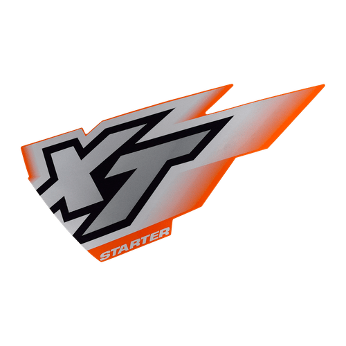 Faixa Adesivo do Tanque Esq XT 225 2001 Laranja Original Yamaha