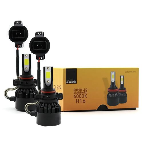 Kit Par de Lâmpadas  Automotiva Super Led H16 6000K Limited Edition - Code