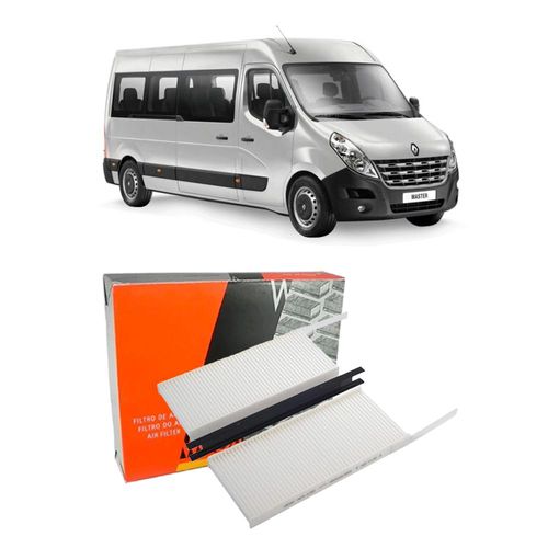 Filtro Ar Cabine Renault Master 2.3 16V 2013 Em Diante
