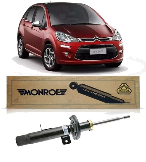 Amortecedor Dianteiro Citroen C3 2002 A 2012 Direito
