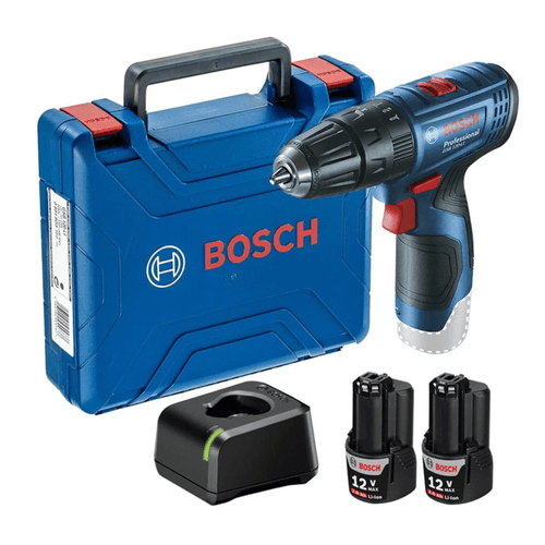 Furadeira Parafusadeira a Bat. - GSB 120-Li - 3/8 - C/ Impacto -  12v -  2x Bat. - Bosch - C/ Maleta